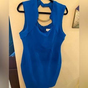 Beautiful Bisou Bisou dress in summer blue, size 16. Great steal!